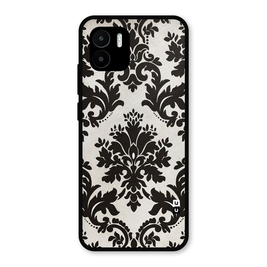 Black Beauty Metal Back Case for Redmi A2