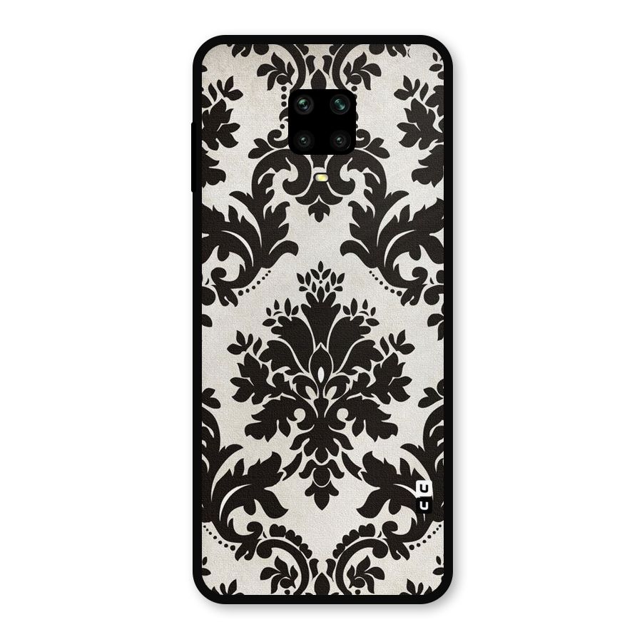 Black Beauty Metal Back Case for Redmi Note 9 Pro