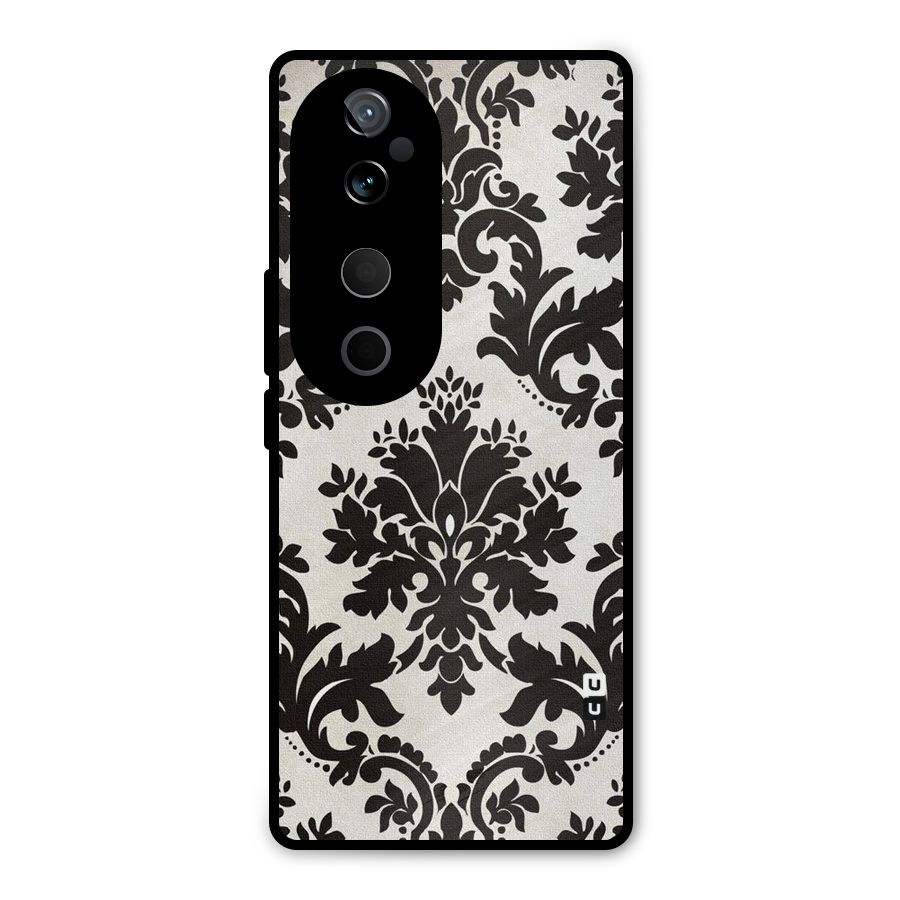 Black Beauty Metal Back Case for Vivo T3 Ultra