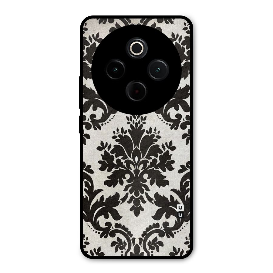 Black Beauty Metal Back Case for Vivo T4
