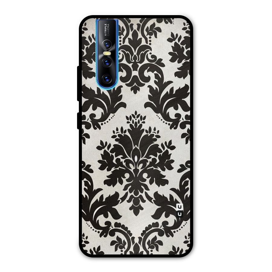 Black Beauty Metal Back Case for Vivo V15 Pro