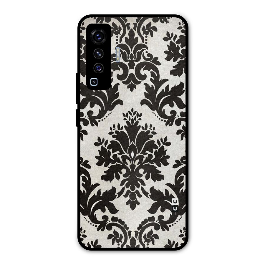 Black Beauty Metal Back Case for Vivo X50