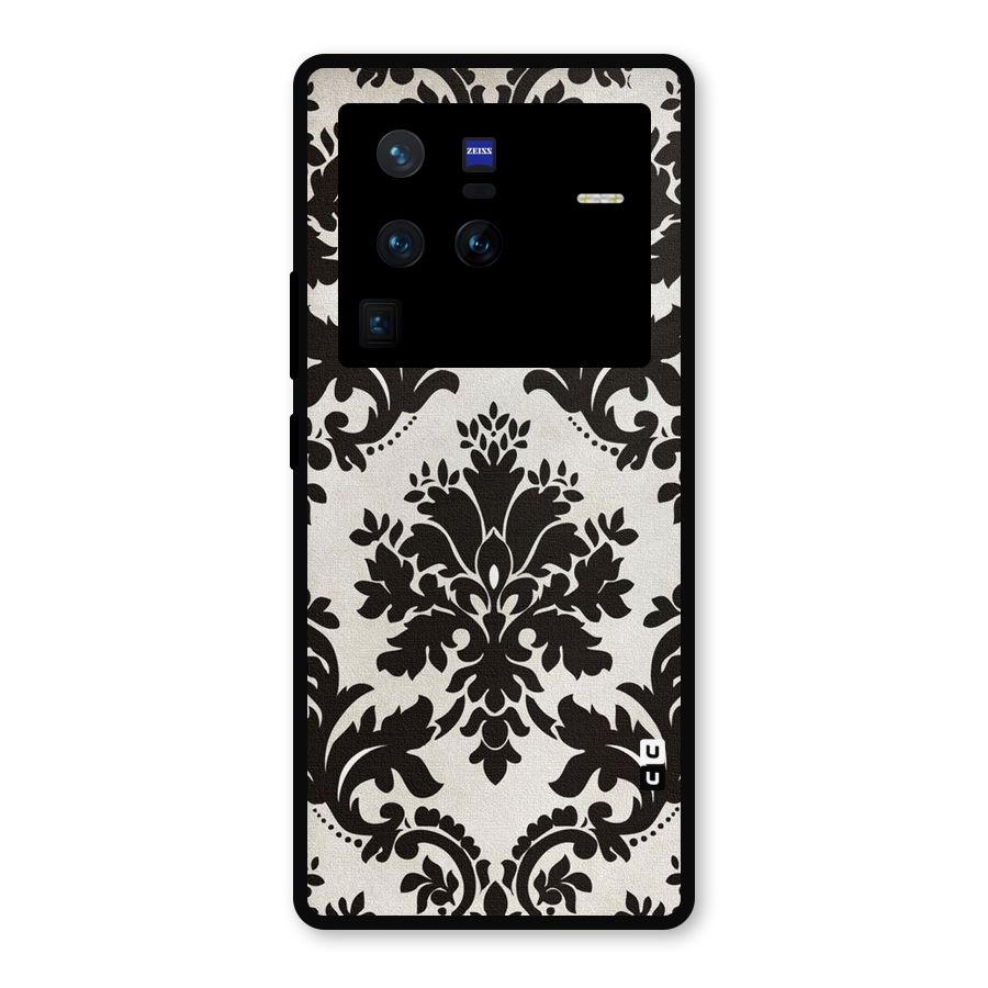 Black Beauty Metal Back Case for Vivo X80 Pro