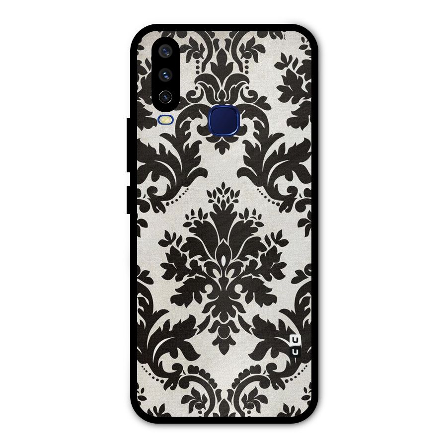 Black Beauty Metal Back Case for Vivo Y15