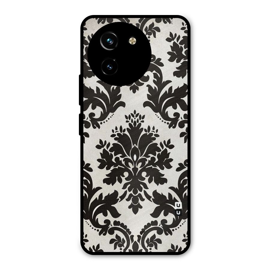 Black Beauty Metal Back Case for Vivo Y200i