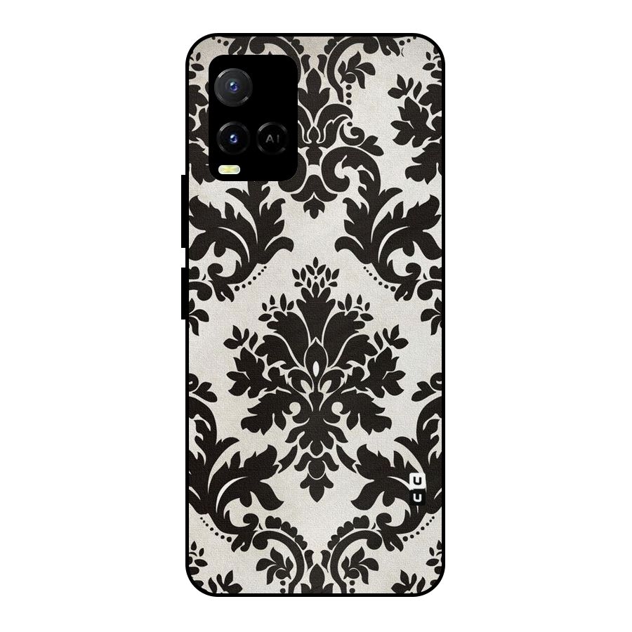 Black Beauty Metal Back Case for Vivo Y21A