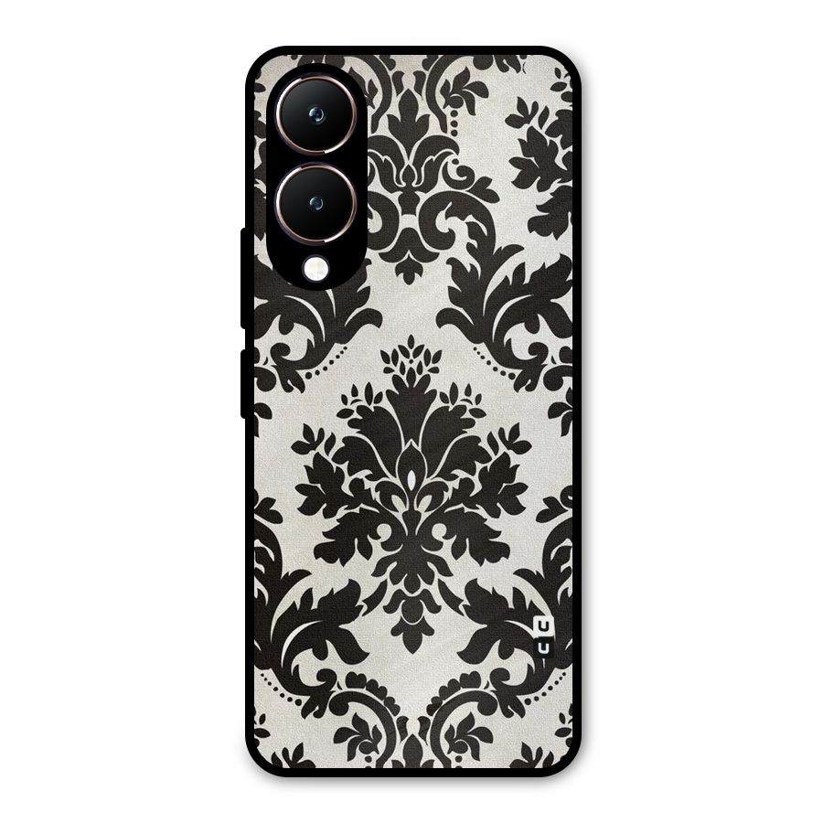 Black Beauty Metal Back Case for Vivo Y28