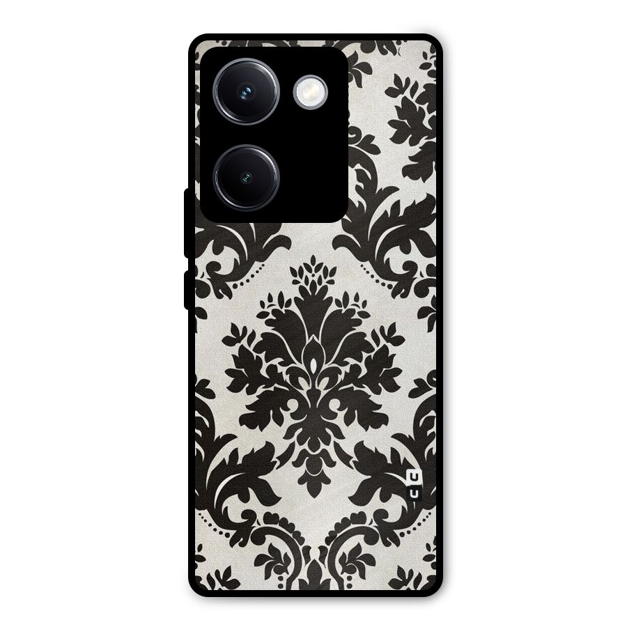 Black Beauty Metal Back Case for Vivo Y300 Plus