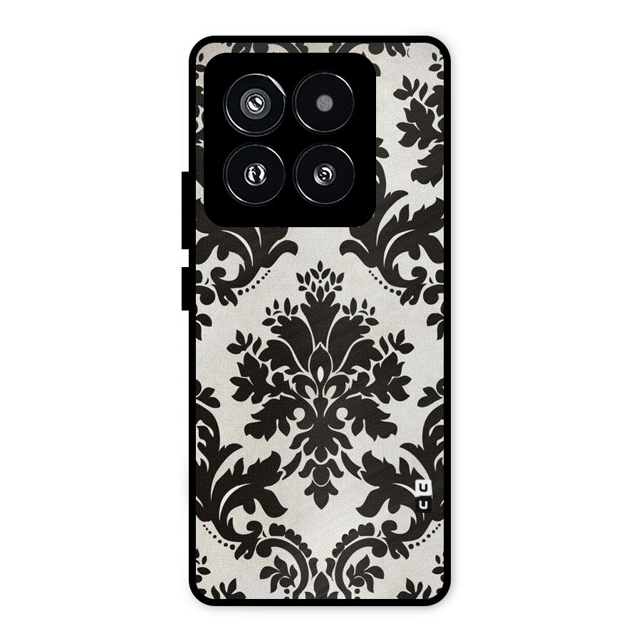 Black Beauty Metal Back Case for Xiaomi 14 Pro