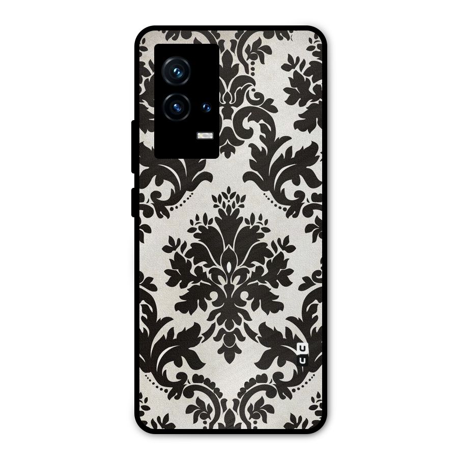 Black Beauty Metal Back Case for iQOO 9 5G
