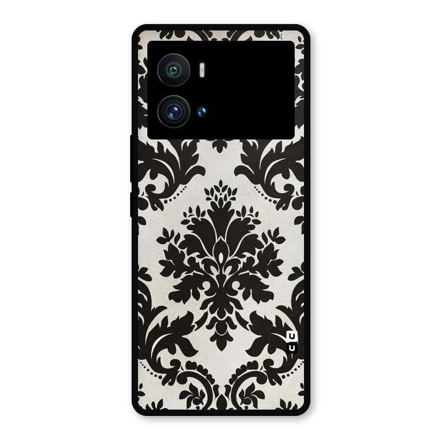 Black Beauty Metal Back Case for iQOO 9 Pro