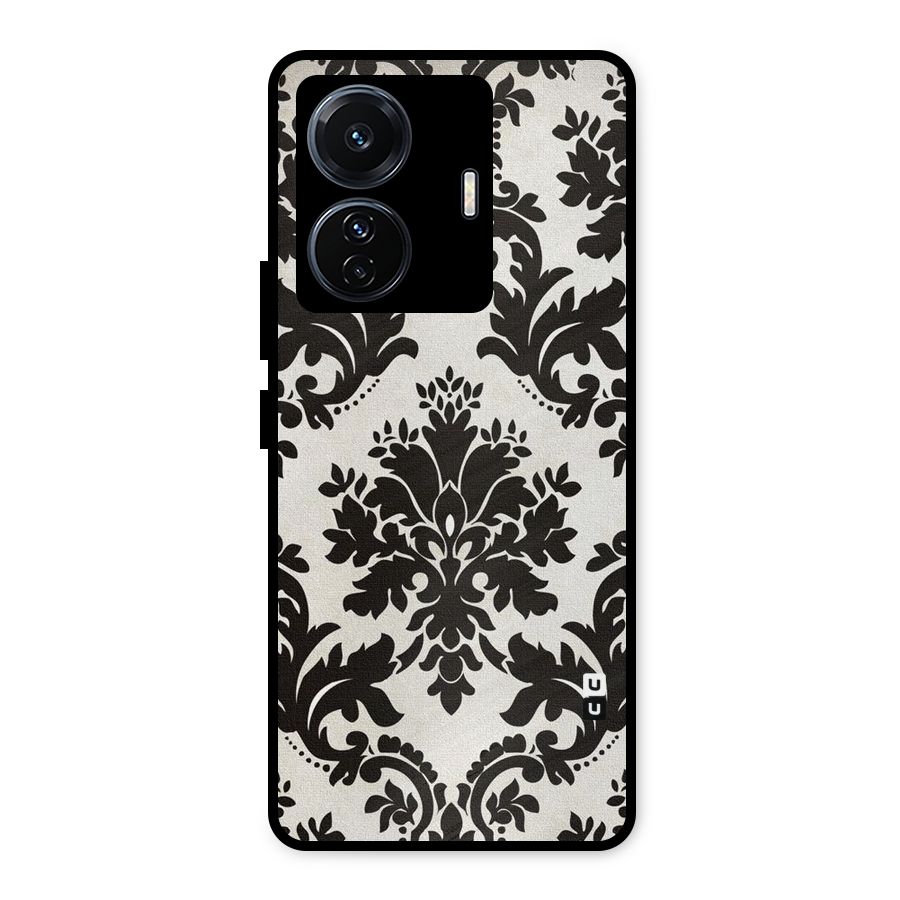 Black Beauty Metal Back Case for iQOO Z6