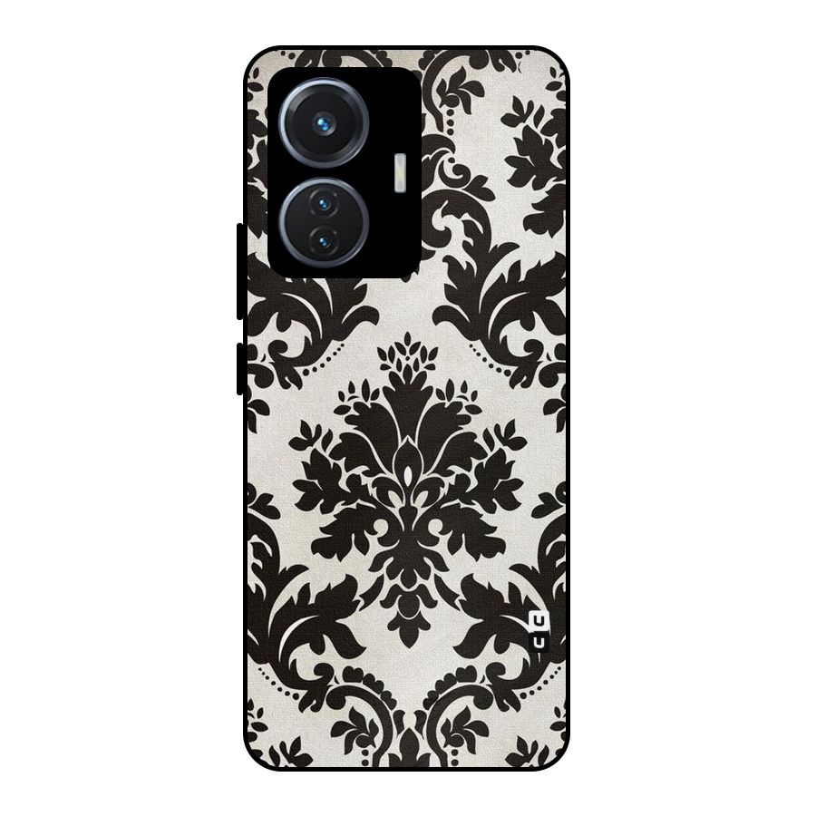 Black Beauty Metal Back Case for iQOO Z6 44W