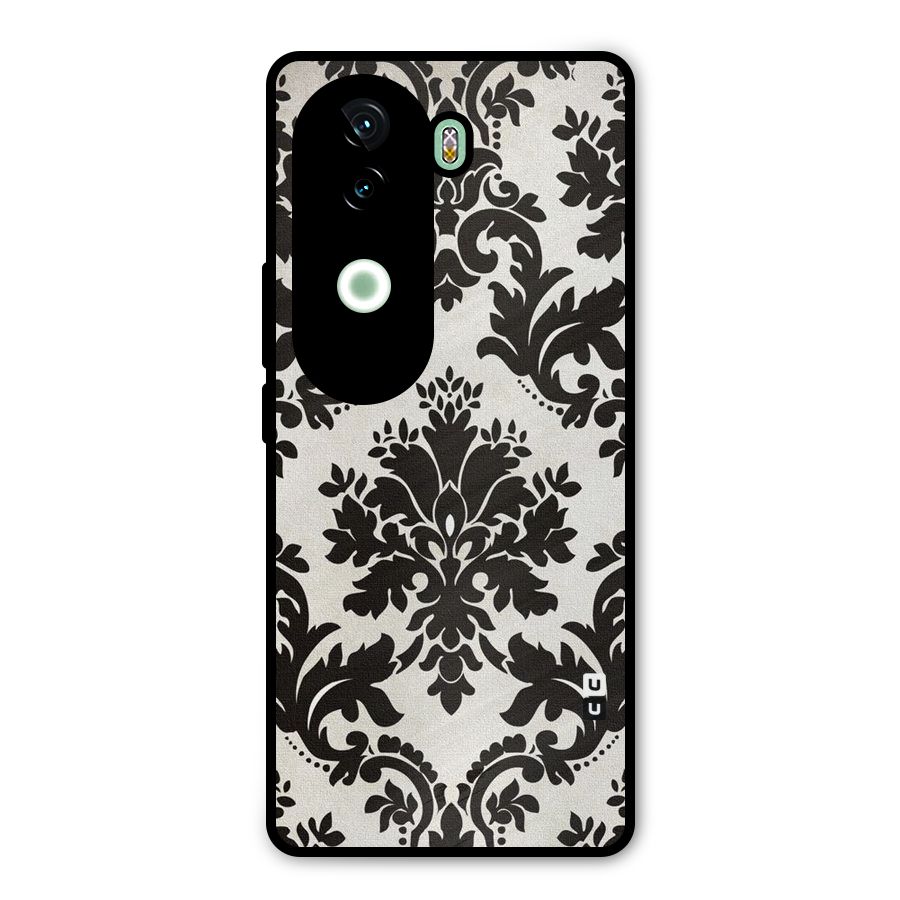 Black Beauty Metal Back Case for iQOO Z9s