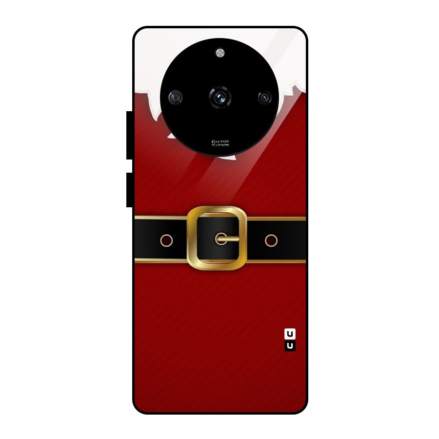 Black Belt Design Glass Back Case for Realme Narzo 60 5G