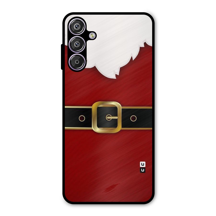 Black Belt Design Metal Back Case for Galaxy F15