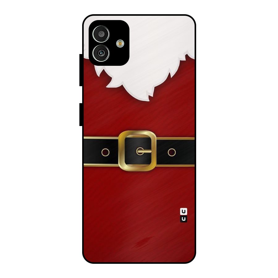 Black Belt Design Metal Back Case for Galaxy M13 5G