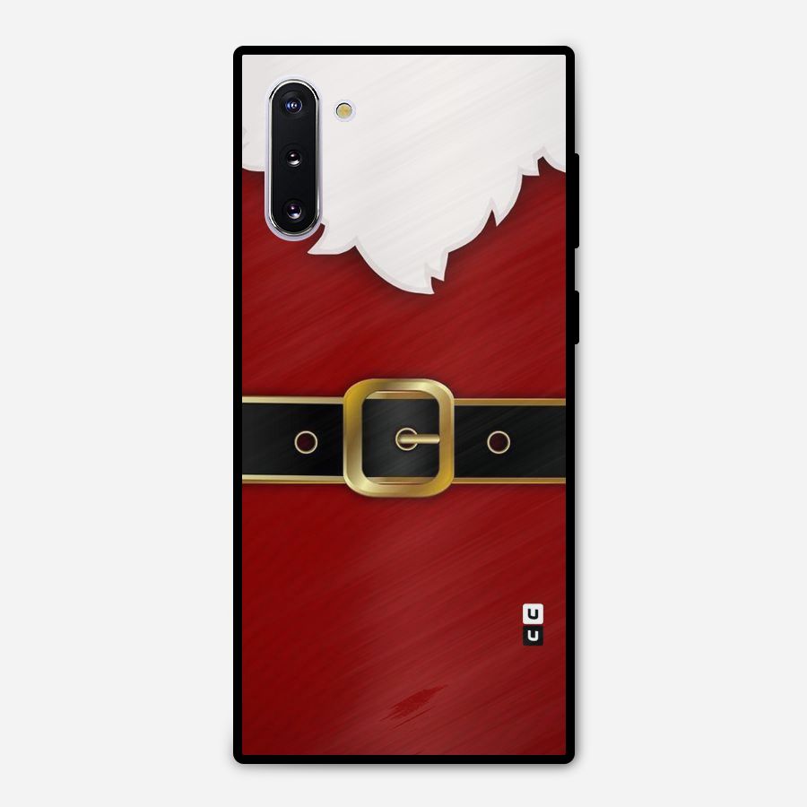 Black Belt Design Metal Back Case for Galaxy Note 10