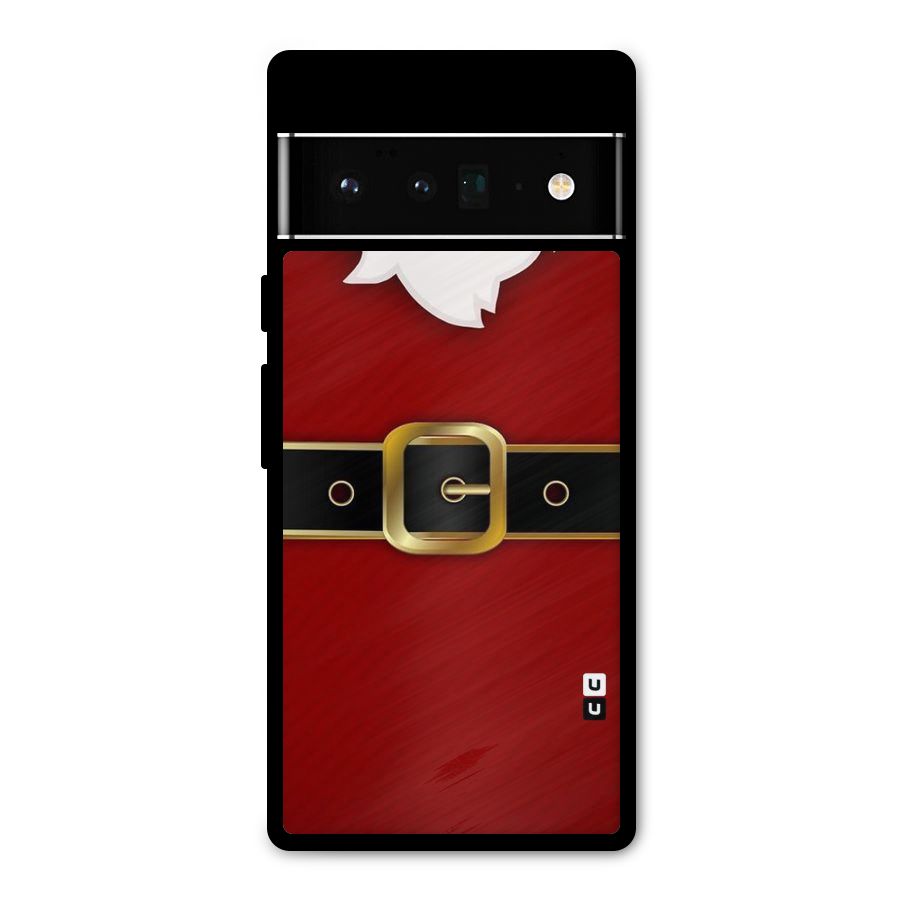 Black Belt Design Metal Back Case for Google Pixel 6 Pro