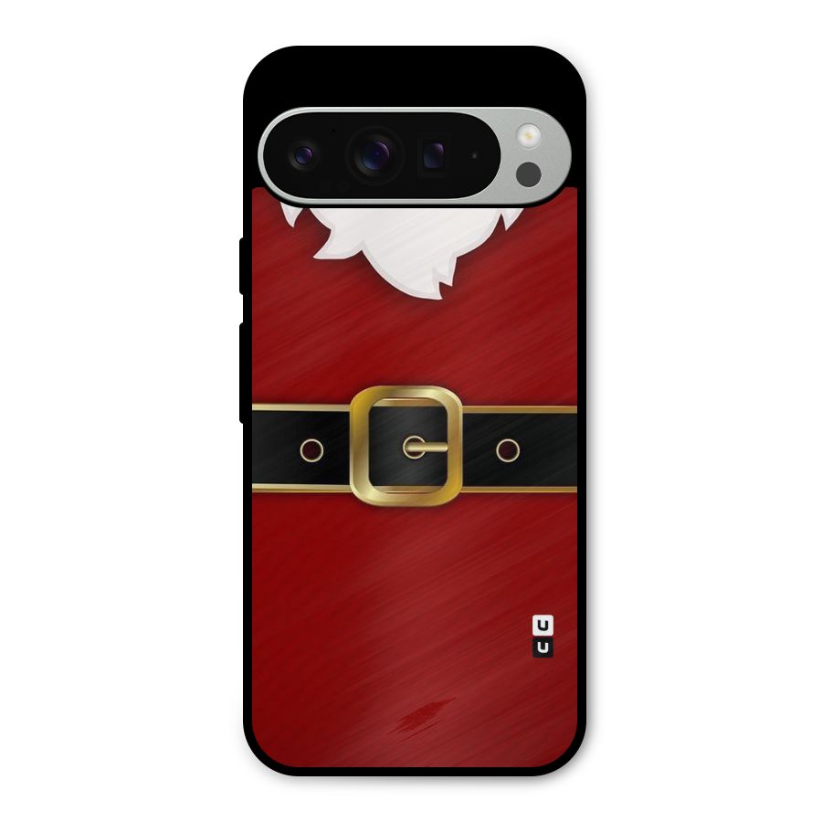 Black Belt Design Metal Back Case for Google Pixel 9 Pro XL