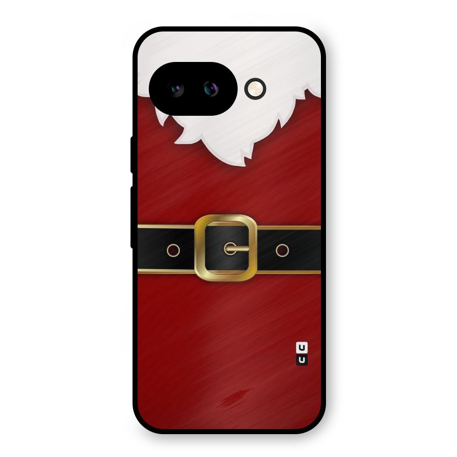 Black Belt Design Metal Back Case for Google Pixel 9a