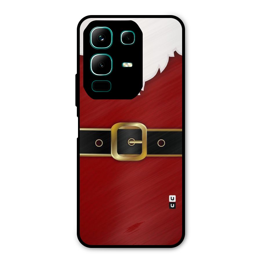 Black Belt Design Metal Back Case for Infinix Note 50x