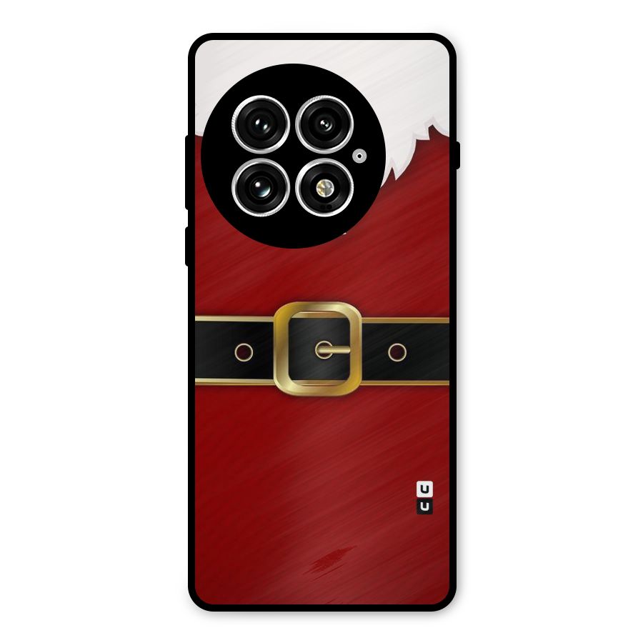 Black Belt Design Metal Back Case for OnePlus 13