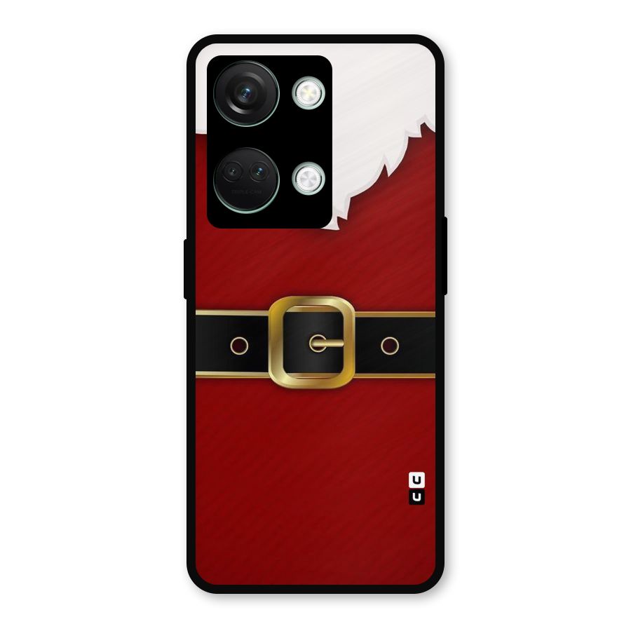 Black Belt Design Metal Back Case for OnePlus Nord 3