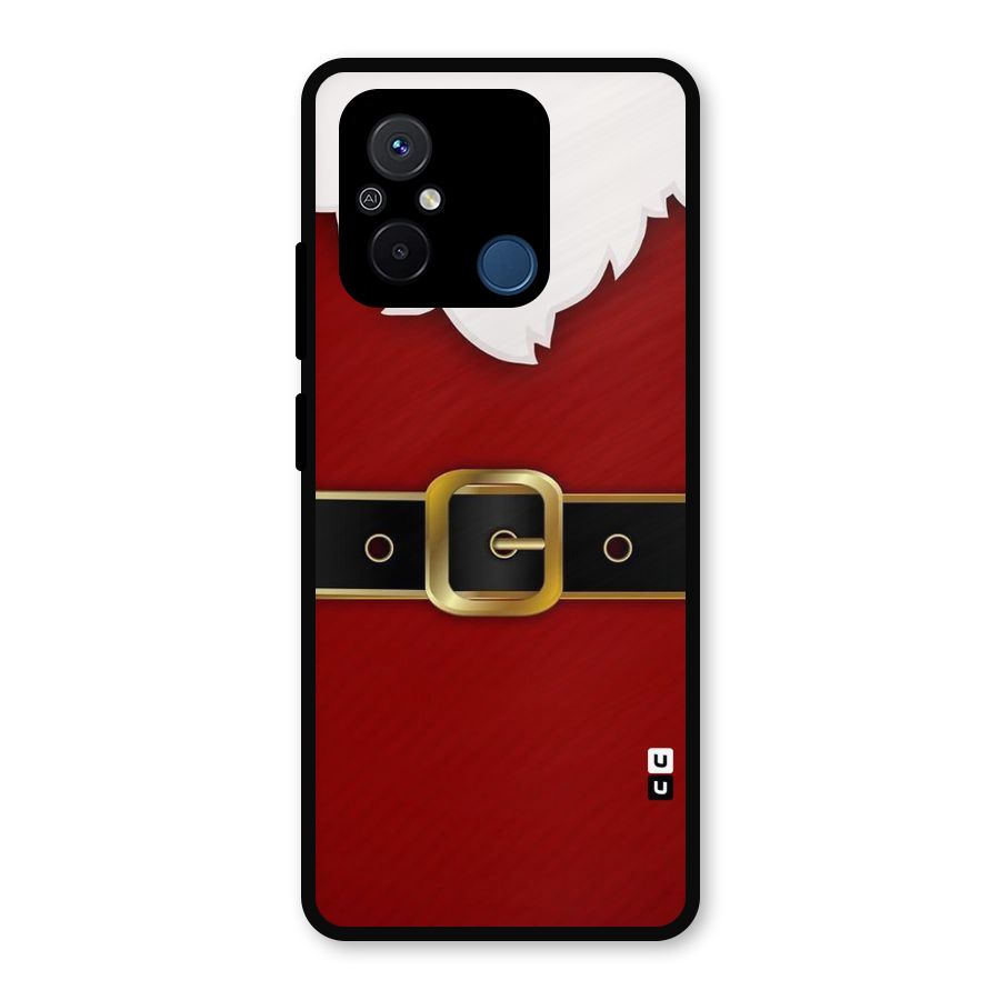 Black Belt Design Metal Back Case for Poco C55