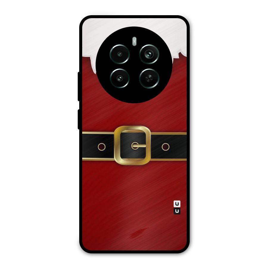 Black Belt Design Metal Back Case for Realme 12 Pro Plus