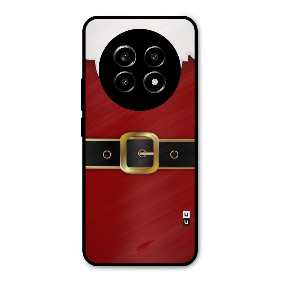 Black Belt Design Metal Back Case for Realme 13 Pro