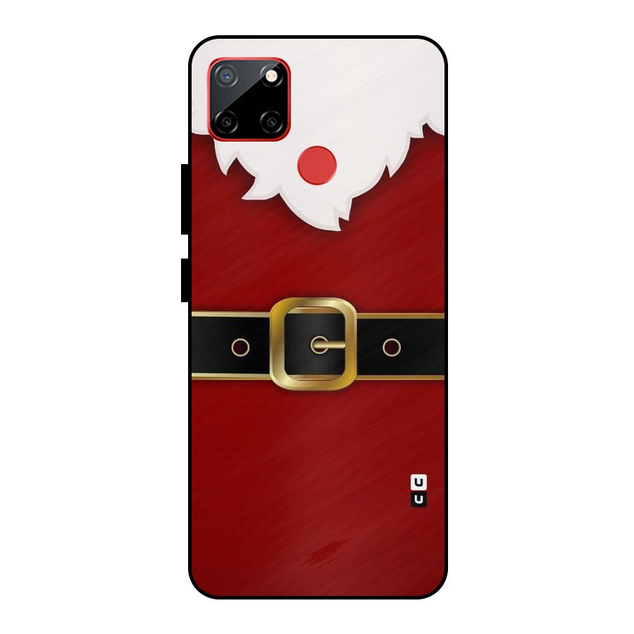 Black Belt Design Metal Back Case for Realme C12
