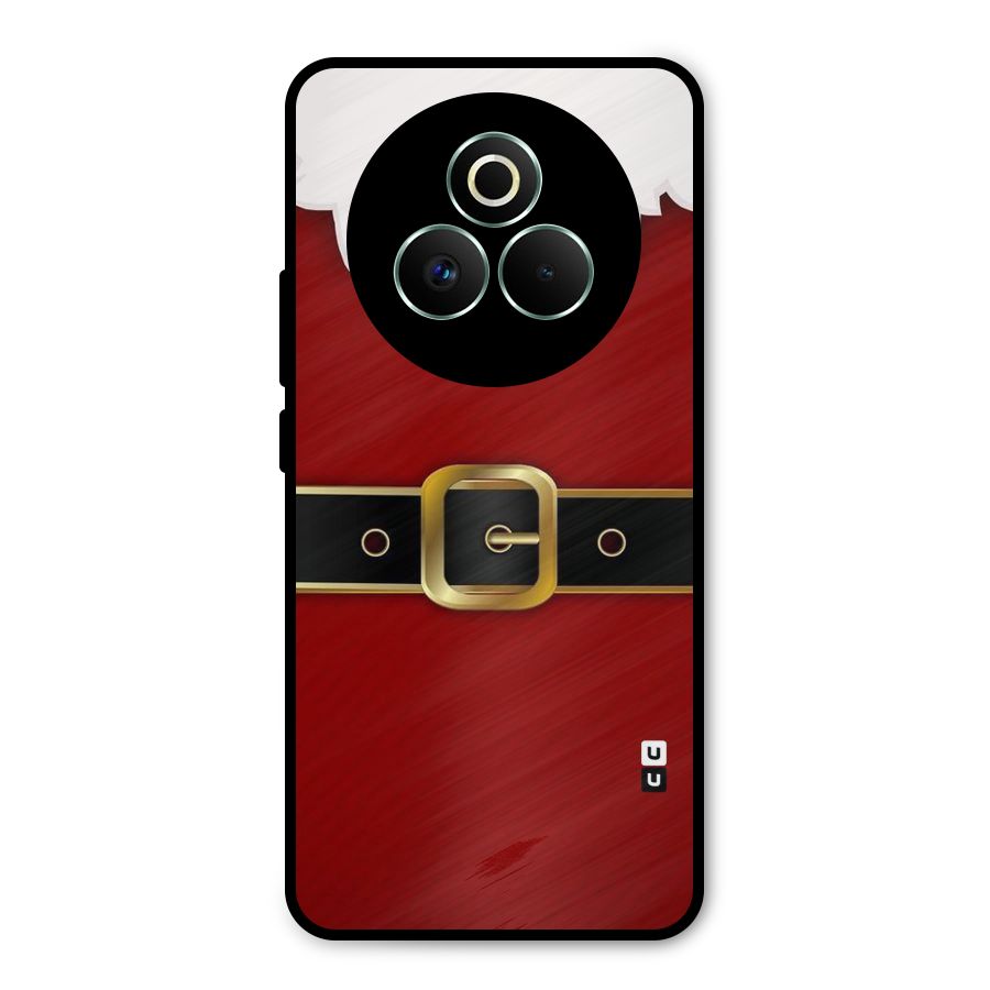 Black Belt Design Metal Back Case for Realme P3 Pro