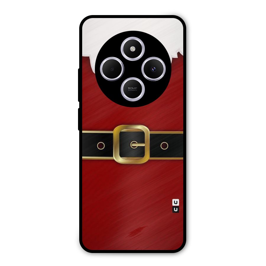 Black Belt Design Metal Back Case for Redmi 14C
