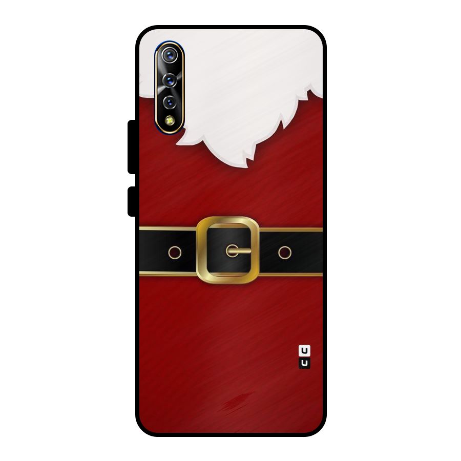 Black Belt Design Metal Back Case for Vivo S1
