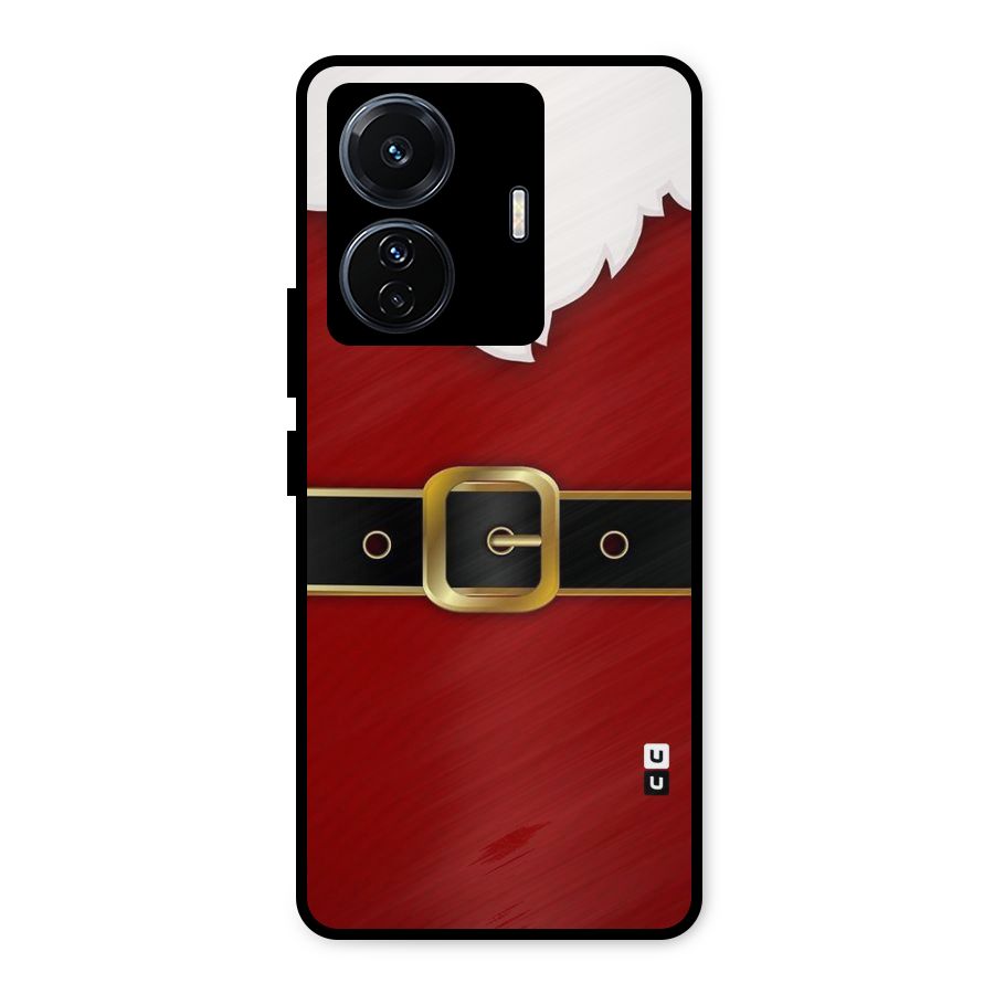 Black Belt Design Metal Back Case for Vivo T1 Pro