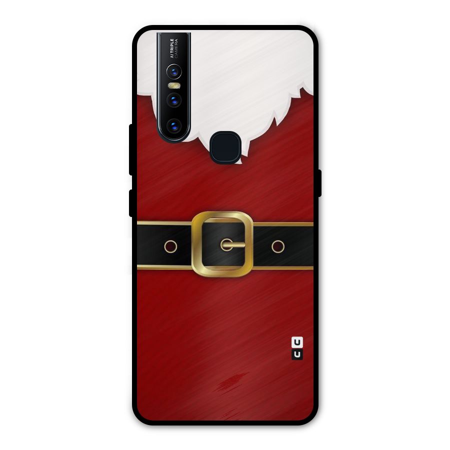 Black Belt Design Metal Back Case for Vivo V15