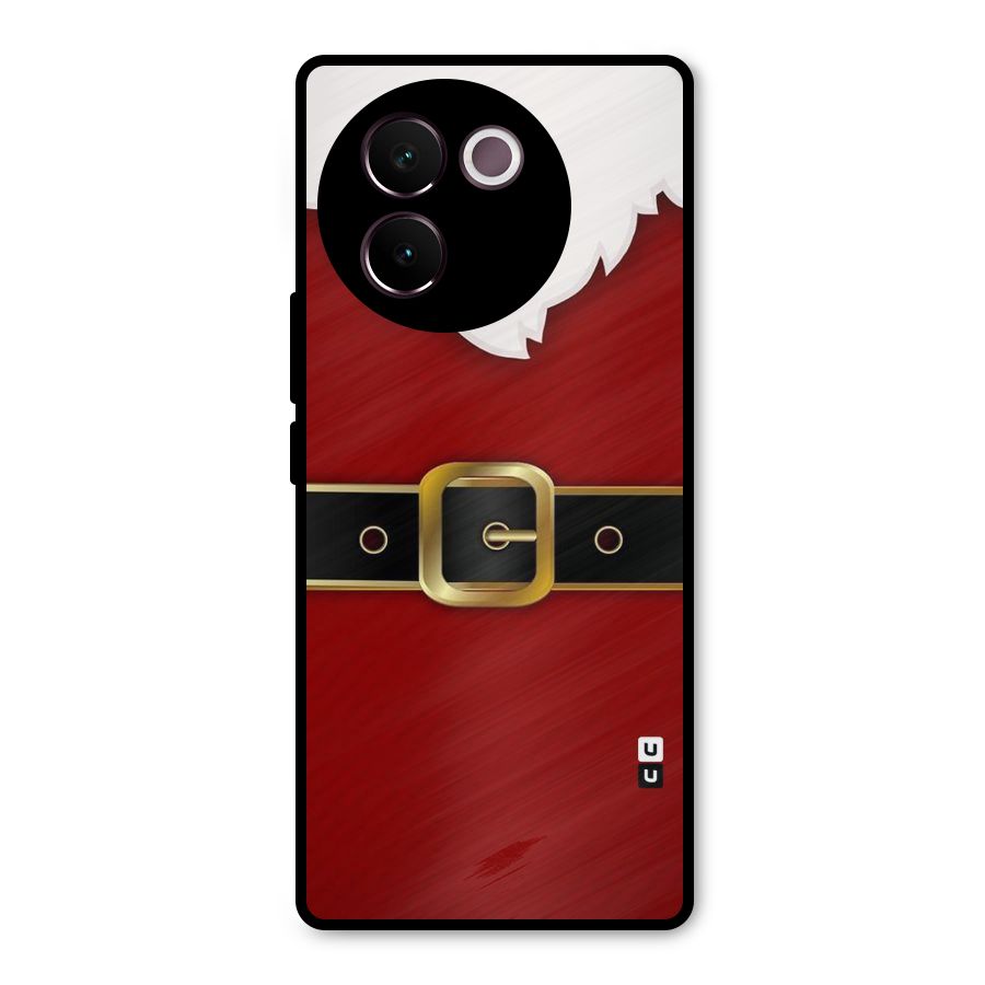 Black Belt Design Metal Back Case for Vivo V30e