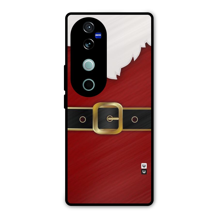 Black Belt Design Metal Back Case for Vivo V40