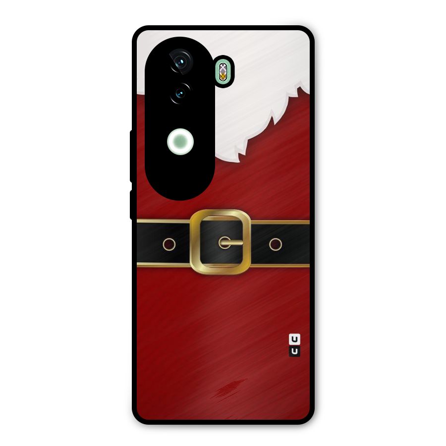 Black Belt Design Metal Back Case for Vivo V40e