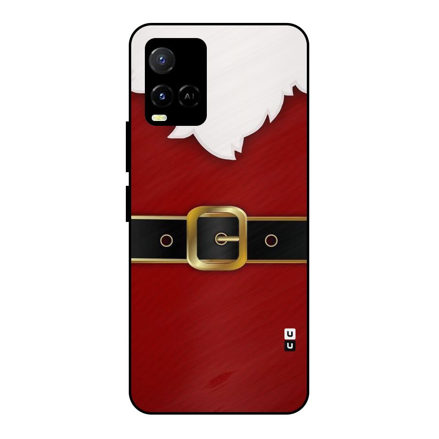 Black Belt Design Metal Back Case for Vivo Y21A