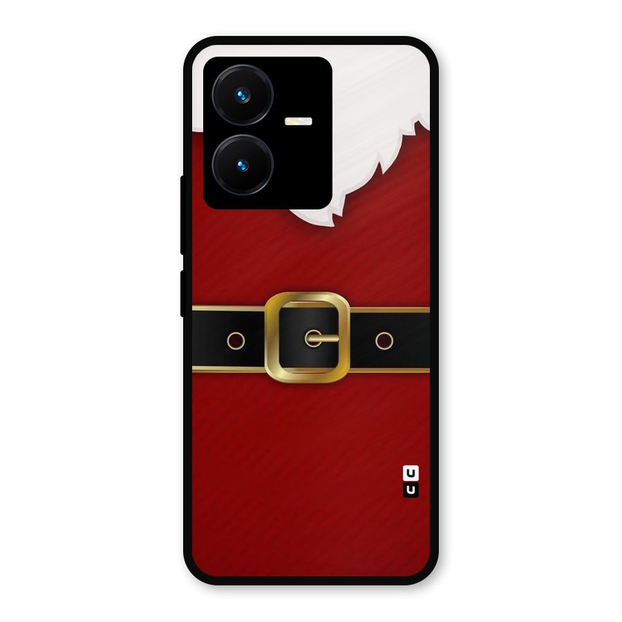 Black Belt Design Metal Back Case for Vivo Y22