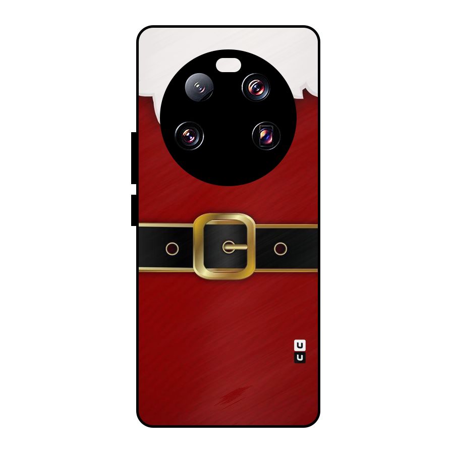 Black Belt Design Metal Back Case for Xiaomi 13 Ultra
