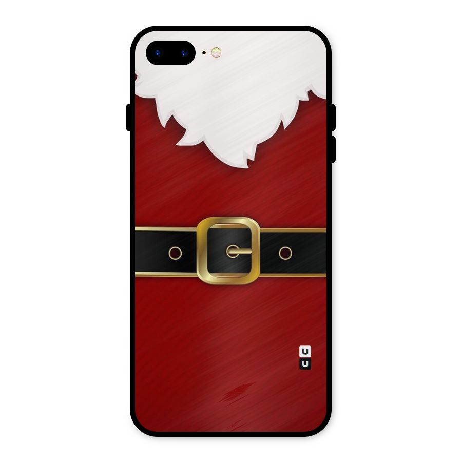 Black Belt Design Metal Back Case for iPhone 8 Plus