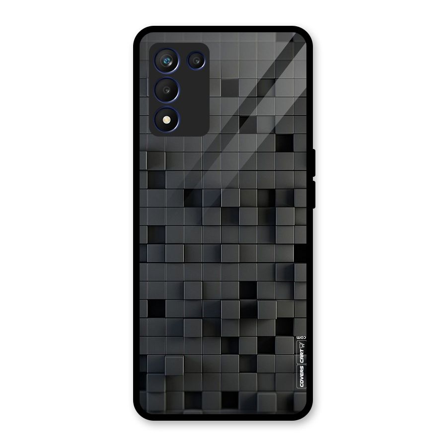 Black Bricks Glass Back Case for Realme 9 5G Speed