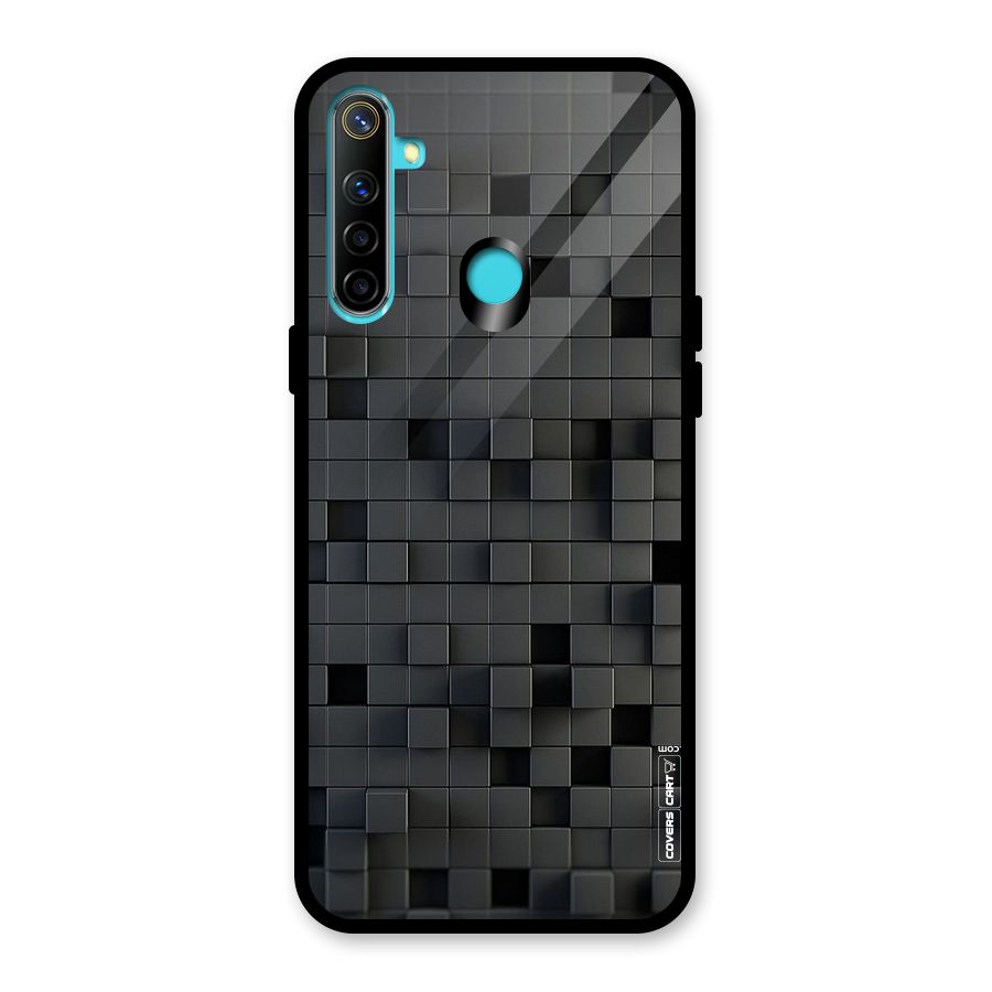 Black Bricks Glass Back Case for Realme Narzo 10