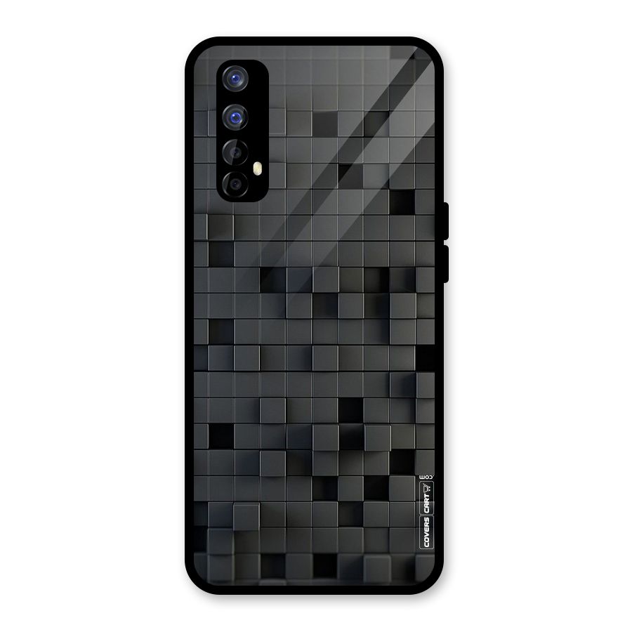 Black Bricks Glass Back Case for Realme Narzo 20 Pro