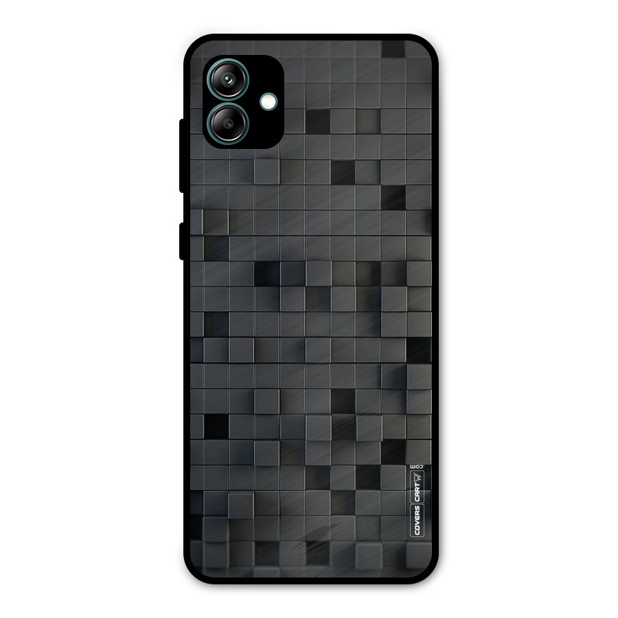 Black Bricks Metal Back Case for Galaxy A04