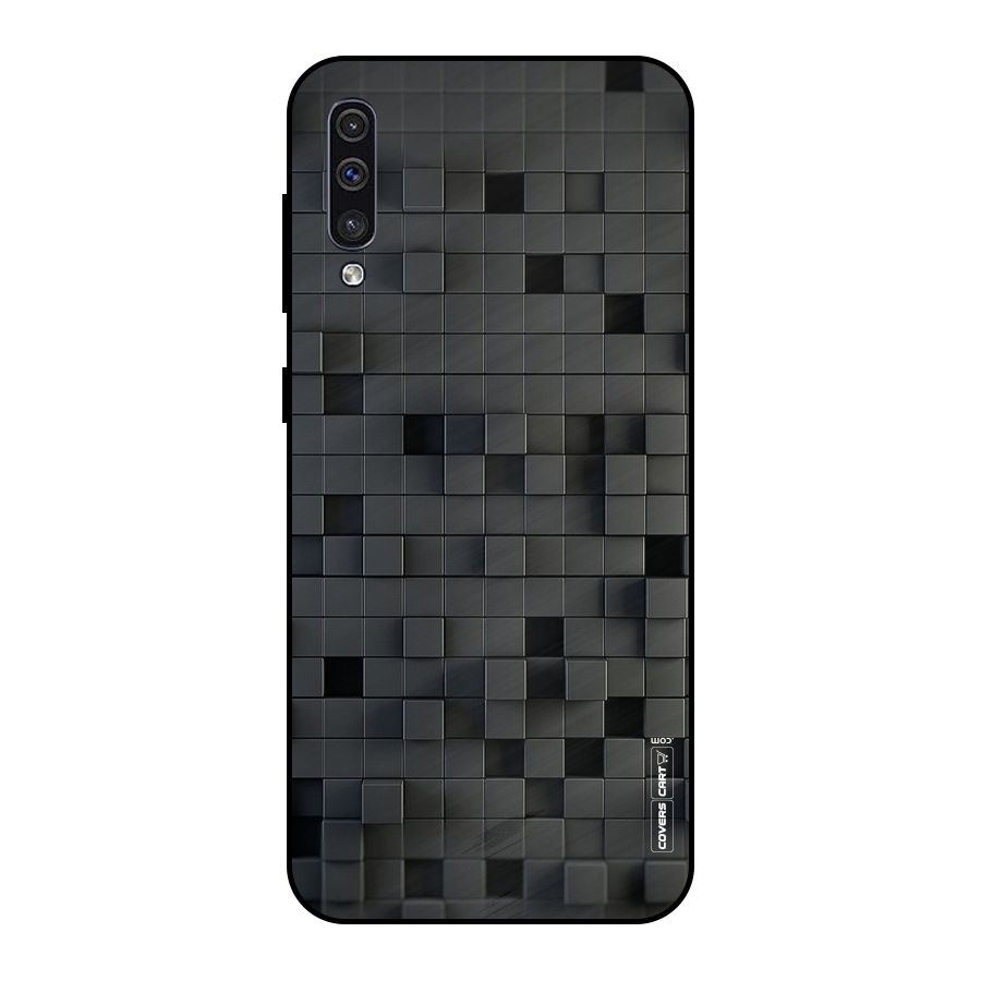 Black Bricks Metal Back Case for Galaxy A30s