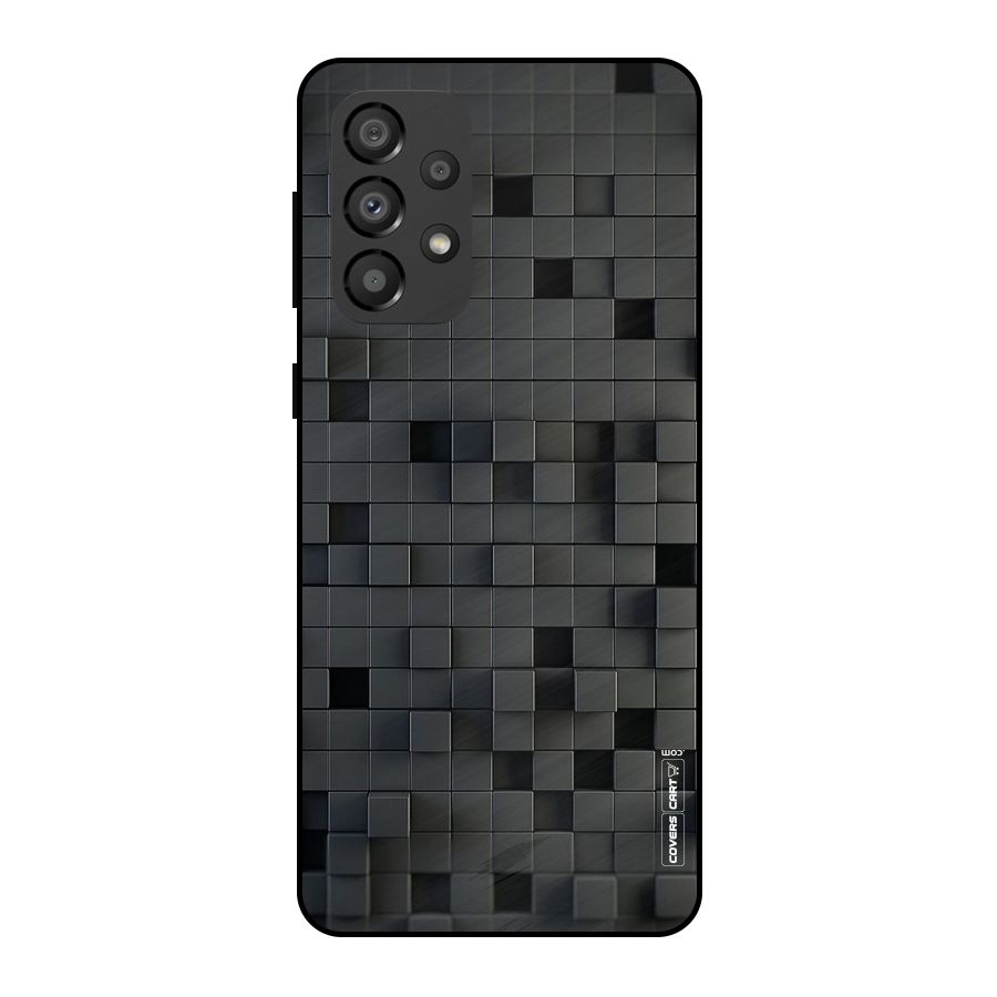 Black Bricks Metal Back Case for Galaxy A33 5G